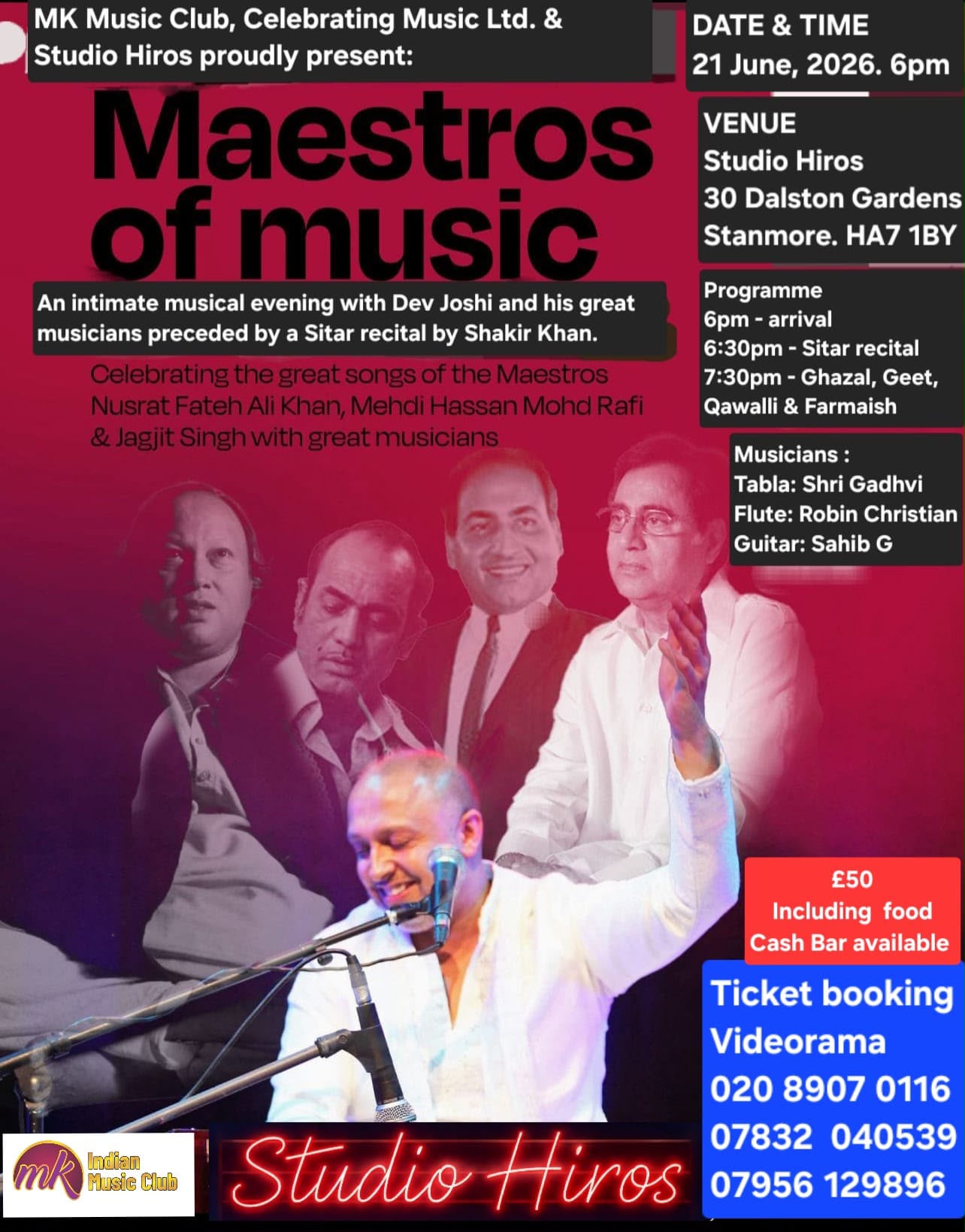 Maestros of Music – An intimate musical evening