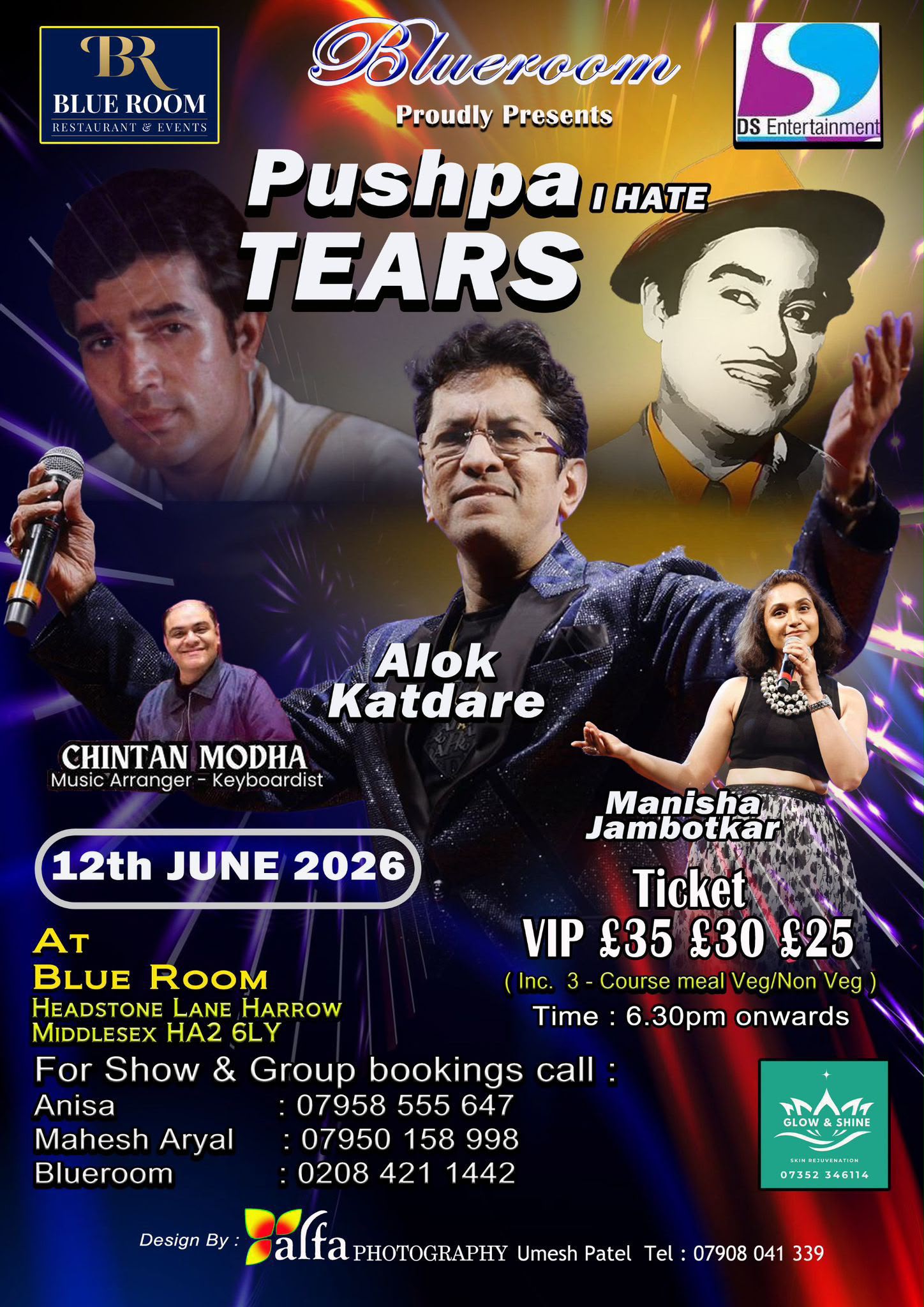 Pushpa I Hate Tears – Alok Katdare live at Blue Room
